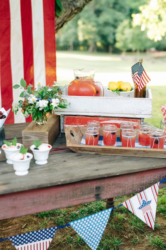  A 4th of July Picnic with Purpose, Shauna Veasey Photography, Concept by Conscious American, Design & Styling by J.Elliot Style, Wildcraft Flowers