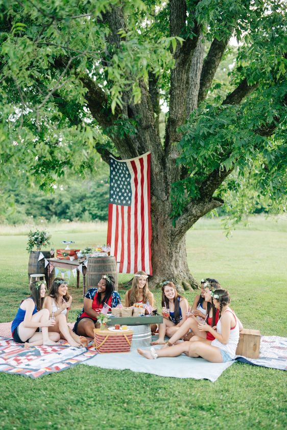  A 4th of July Picnic with Purpose, Shauna Veasey Photography, Concept by Conscious American, Design & Styling by J.Elliot Style, Wildcraft Flowers