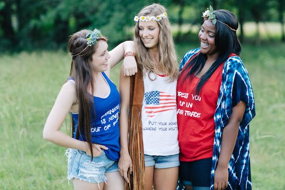  A 4th of July Picnic with Purpose, Shauna Veasey Photography, Concept by Conscious American, Design & Styling by J.Elliot Style, Wildcraft Flowers