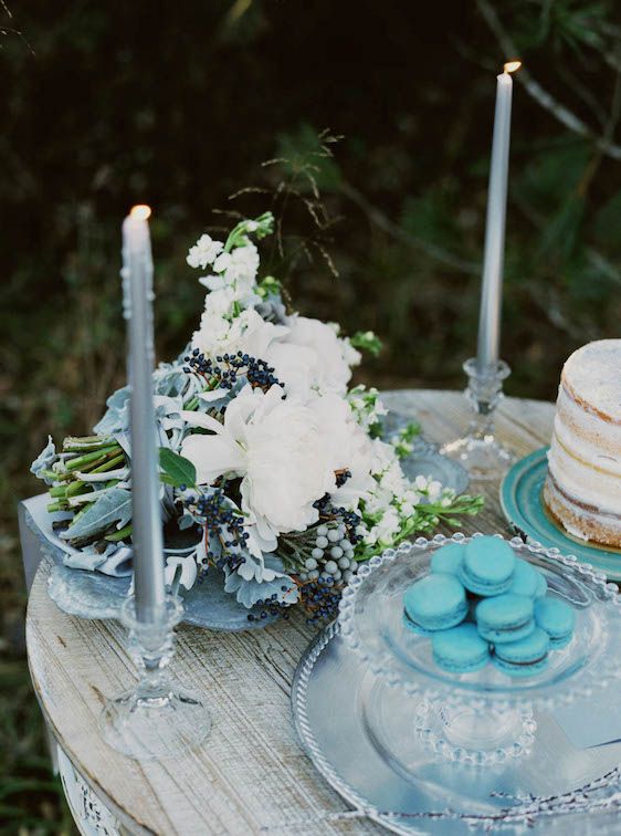  Icy Winter Blues: A Styled Bridal Session, Brianne Photography, He Loves Me Flowers