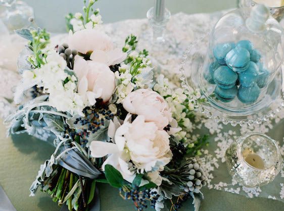  Icy Winter Blues: A Styled Bridal Session, Brianne Photography, He Loves Me Flowers