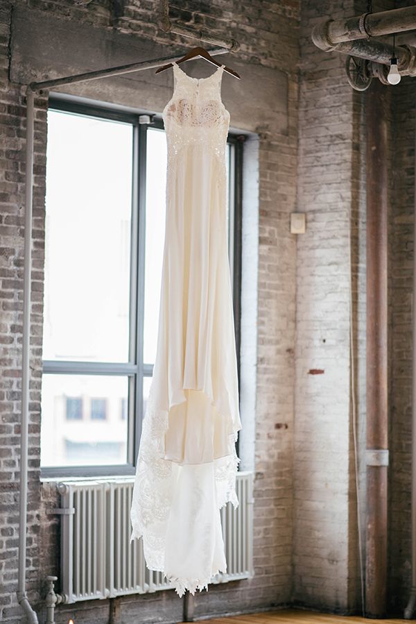 Industrial Wedding Inspiration with a Big Dash of Glam