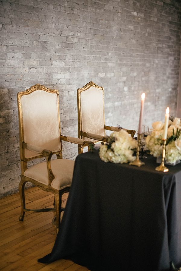 Industrial Wedding Inspiration with a Big Dash of Glam