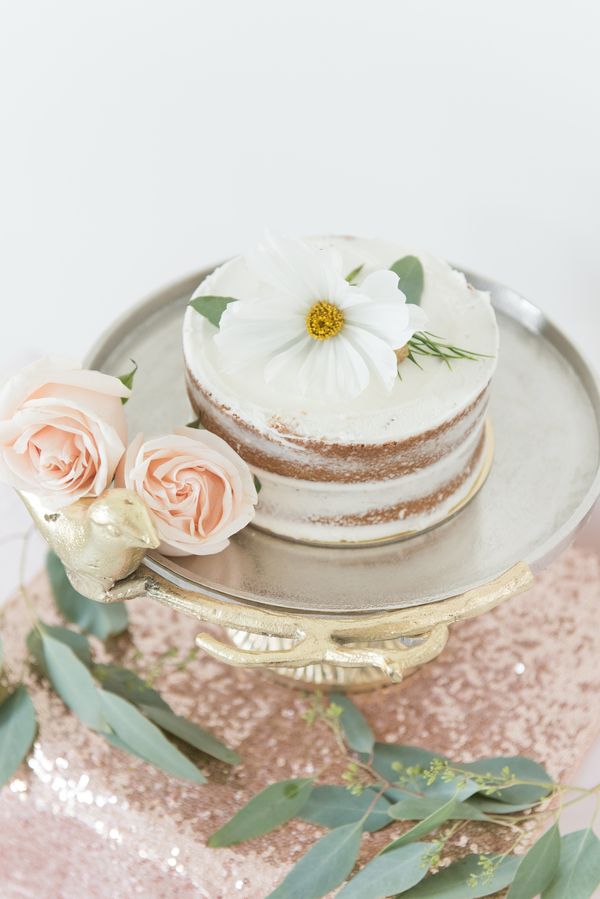 Blush Wedding Inspiration Meets Gold and Glittery Details