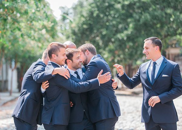 Elegant Coral Wedding in Downtown Charleston