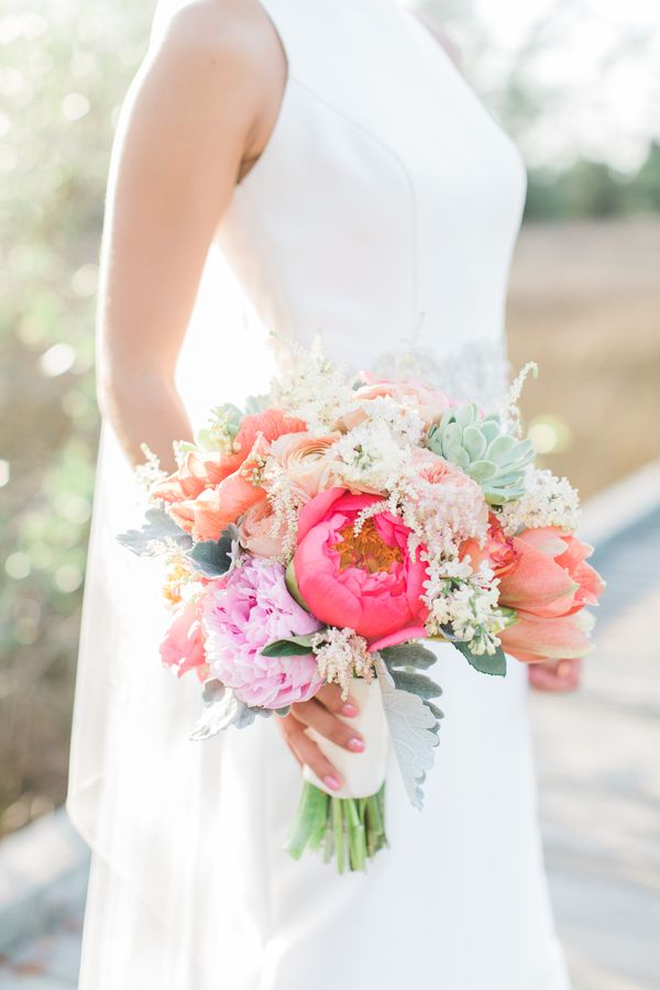  Colorful Florals at This Fun South Carolina Wedding