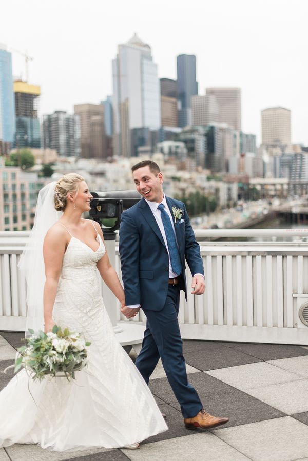 Katie and Nate's Mermaid-Inspired Seattle Wedding