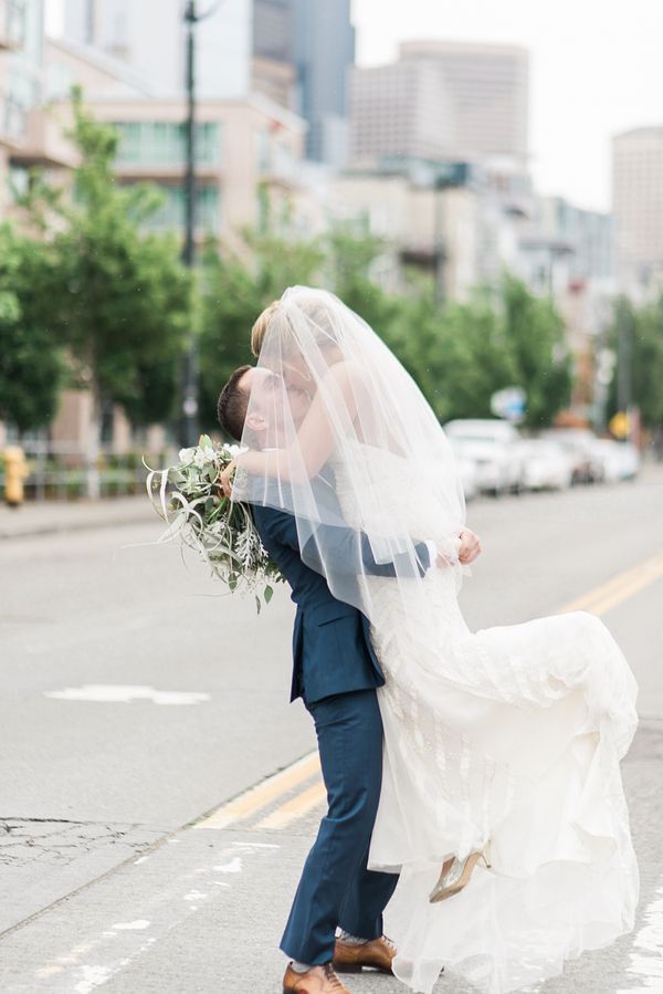 Katie and Nate's Mermaid-Inspired Seattle Wedding