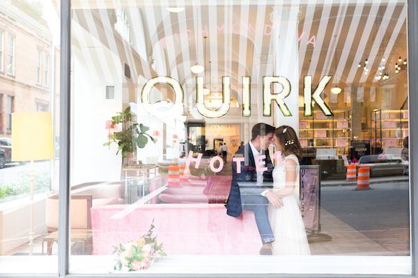  Libby and Nick's Intimate and Trendy Wedding at the Quirk Hotel