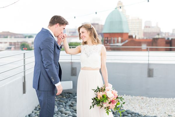  Libby and Nick's Intimate and Trendy Wedding at the Quirk Hotel