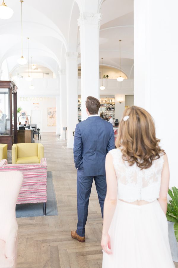 Libby and Nick's Intimate and Trendy Wedding at the Quirk Hotel