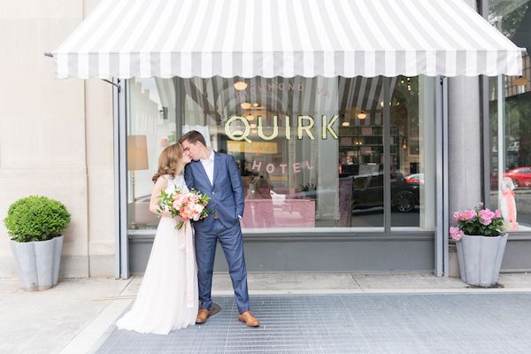  Libby and Nick's Intimate and Trendy Wedding at the Quirk Hotel