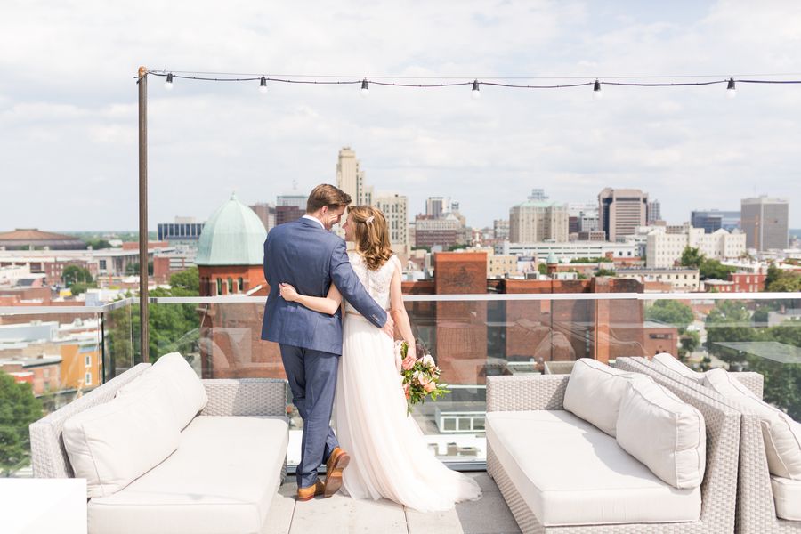 Libby and Nick's Intimate and Trendy Wedding at the Quirk Hotel
