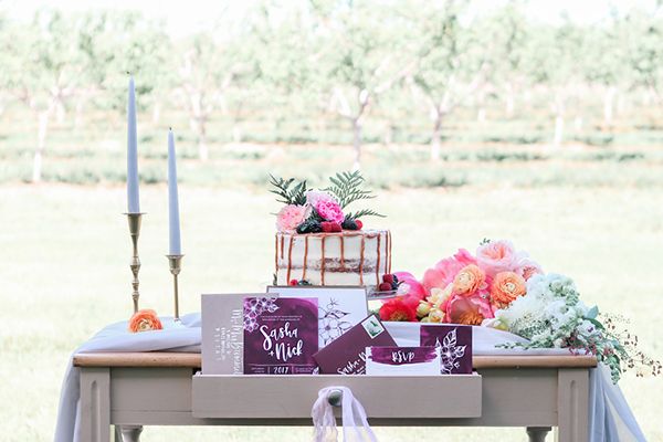  Purple and Pink Bridal Session Among the Cherry Trees