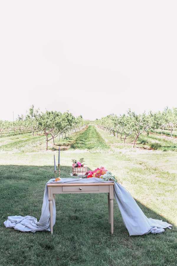  Purple and Pink Bridal Session Among the Cherry Trees