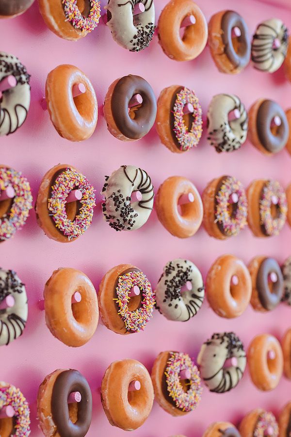  National Donut Day! Donut Wall Wedding Inspiration!