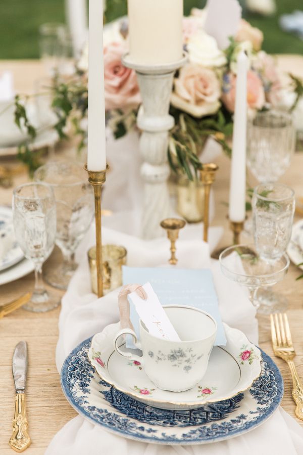  Dusty Blue French Country Wedding Inspo
