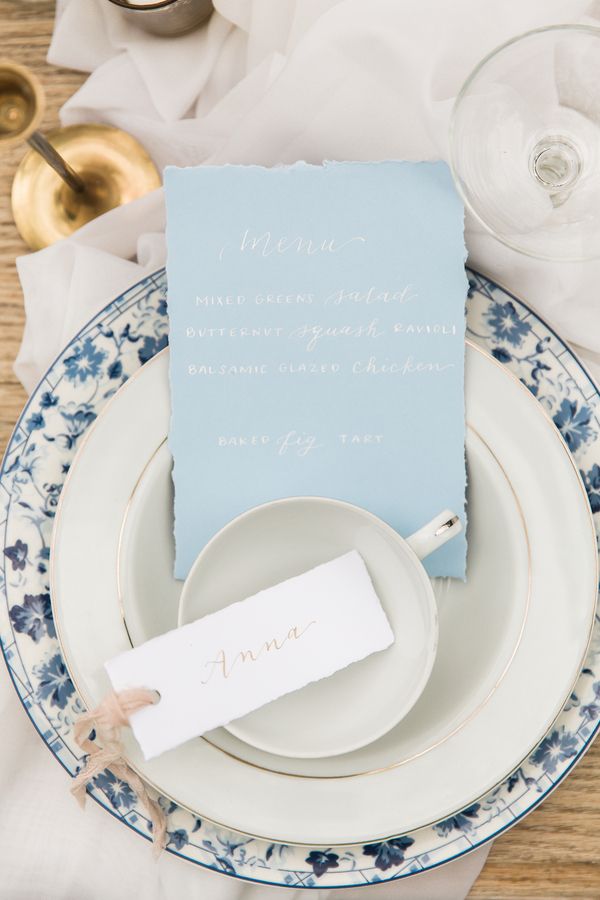  Dusty Blue French Country Wedding Inspo