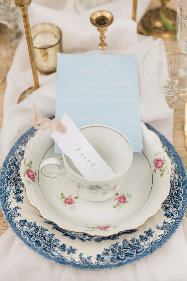  Dusty Blue French Country Wedding Inspo