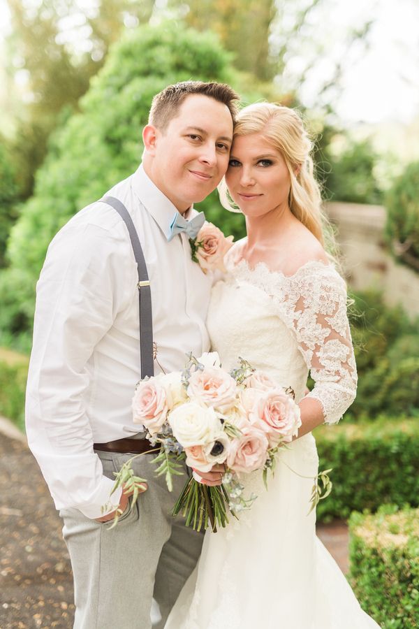  Dusty Blue French Country Wedding Inspo