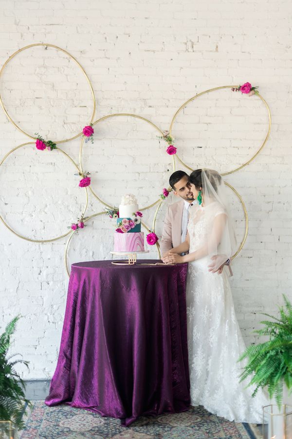  Eclectic Amethyst Shoot with Subtle Spanish Details