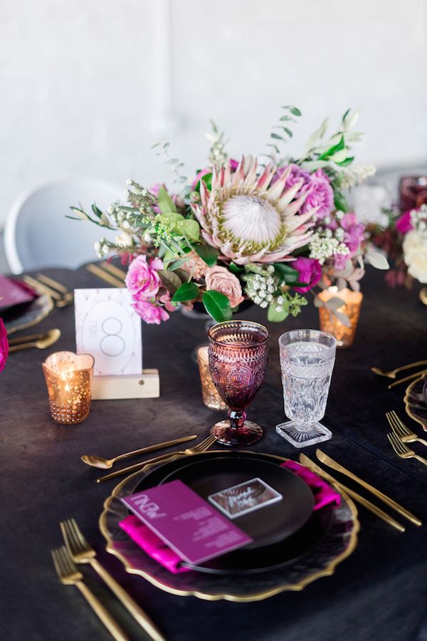  Eclectic Amethyst Shoot with Subtle Spanish Details