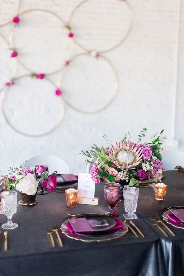  Eclectic Amethyst Shoot with Subtle Spanish Details