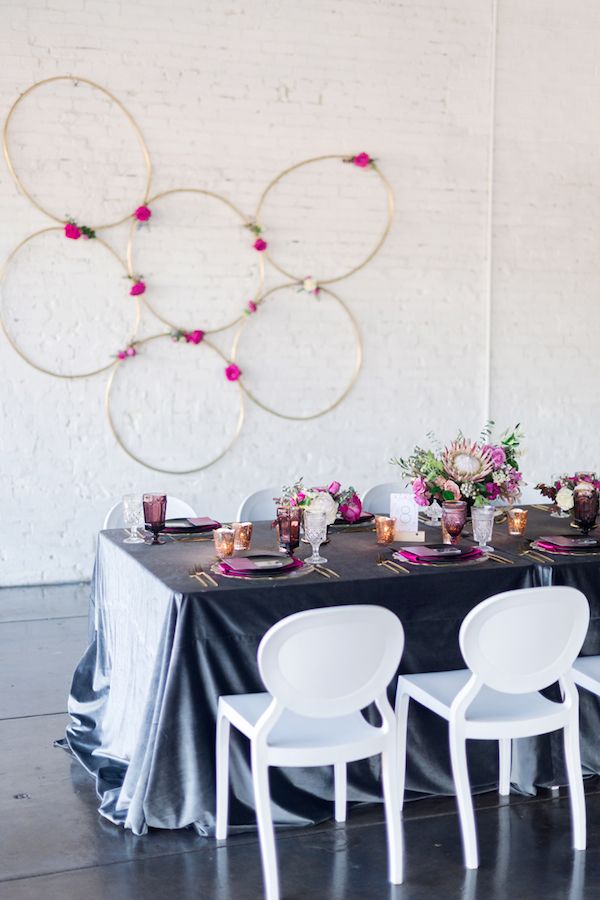  Eclectic Amethyst Shoot with Subtle Spanish Details