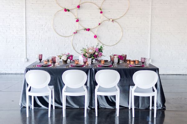  Eclectic Amethyst Shoot with Subtle Spanish Details