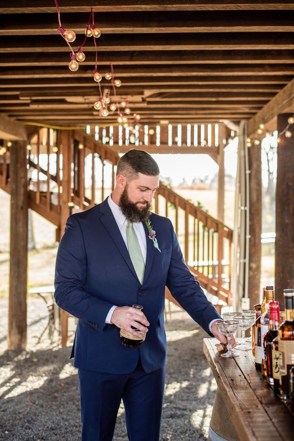 A Rural Irish-Style Wedding with Emerald and Gold