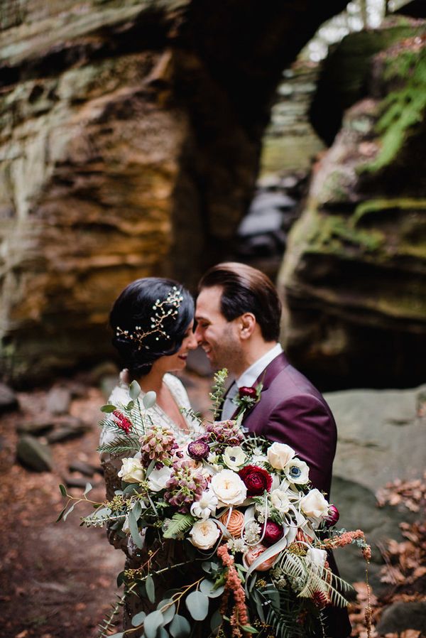 This Berry-Colored Wedding Inspiration Has Us Ready for Fall