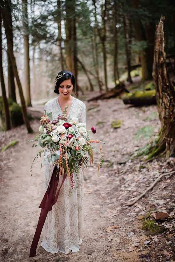 This Berry-Colored Wedding Inspiration Has Us Ready for Fall