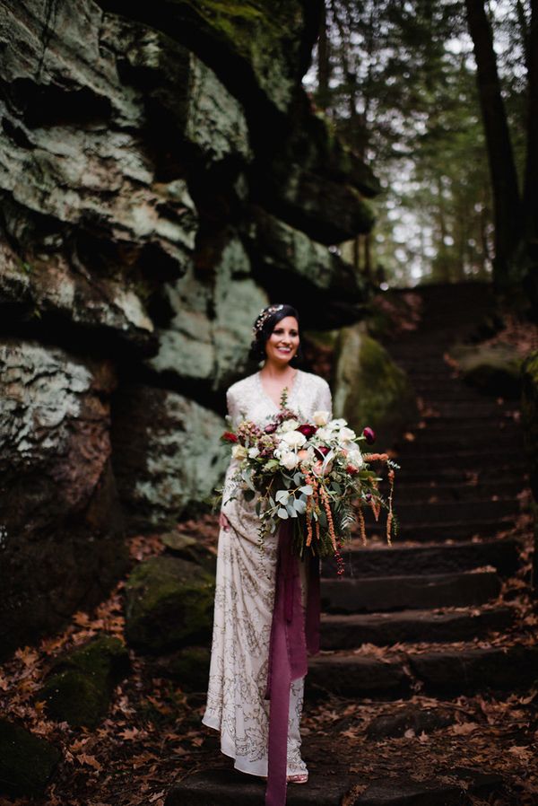 This Berry-Colored Wedding Inspiration Has Us Ready for Fall