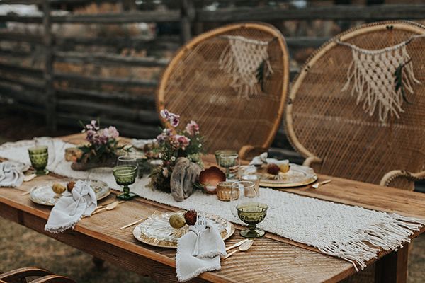 Whimsical Wedding Inspiration with Boho Luxe Style