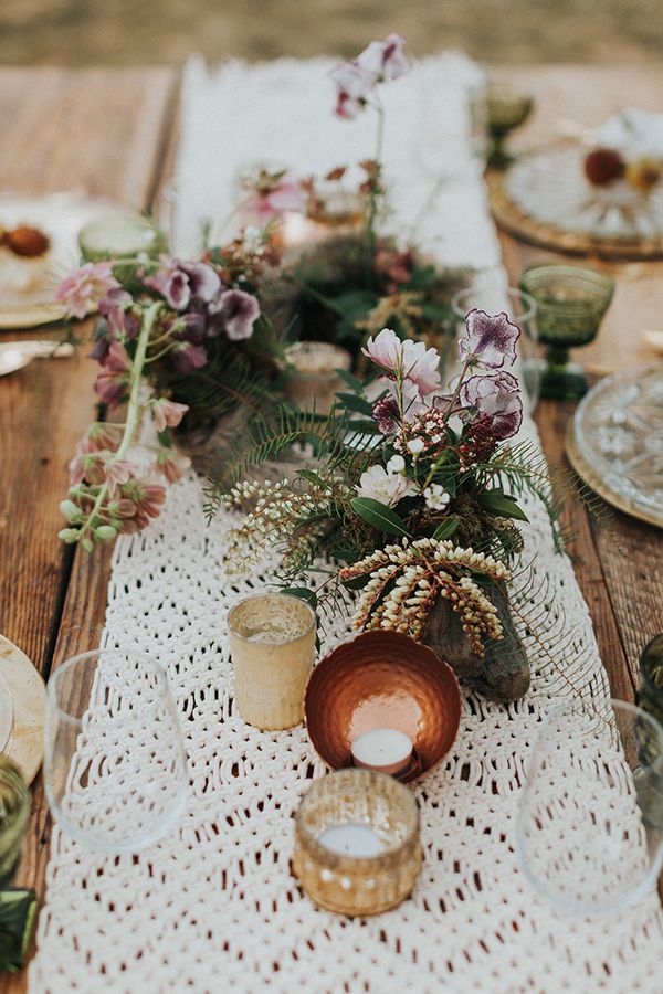 Whimsical Wedding Inspiration with Boho Luxe Style