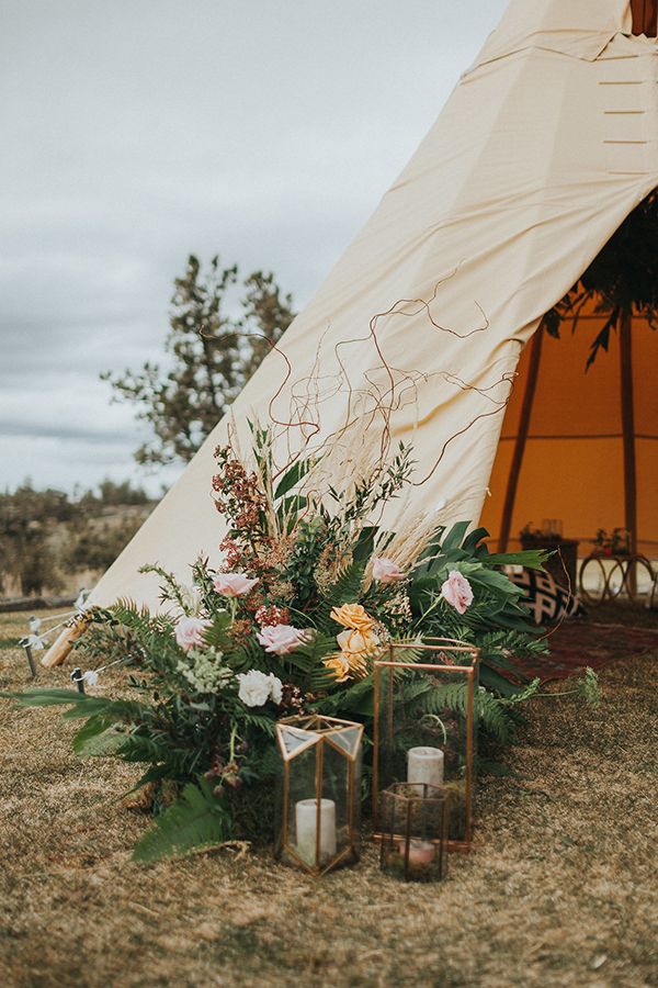 Whimsical Wedding Inspiration with Boho Luxe Style