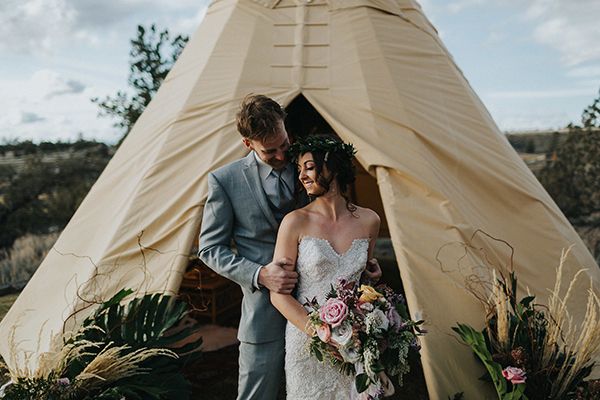 Whimsical Wedding Inspiration with Boho Luxe Style