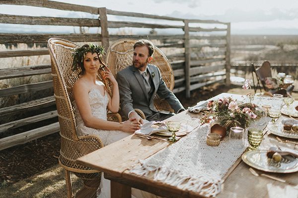 Whimsical Wedding Inspiration with Boho Luxe Style