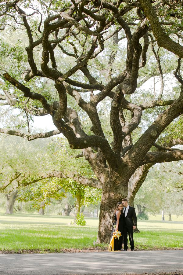 Moody Wedding Inspiration with Pops of Citrus