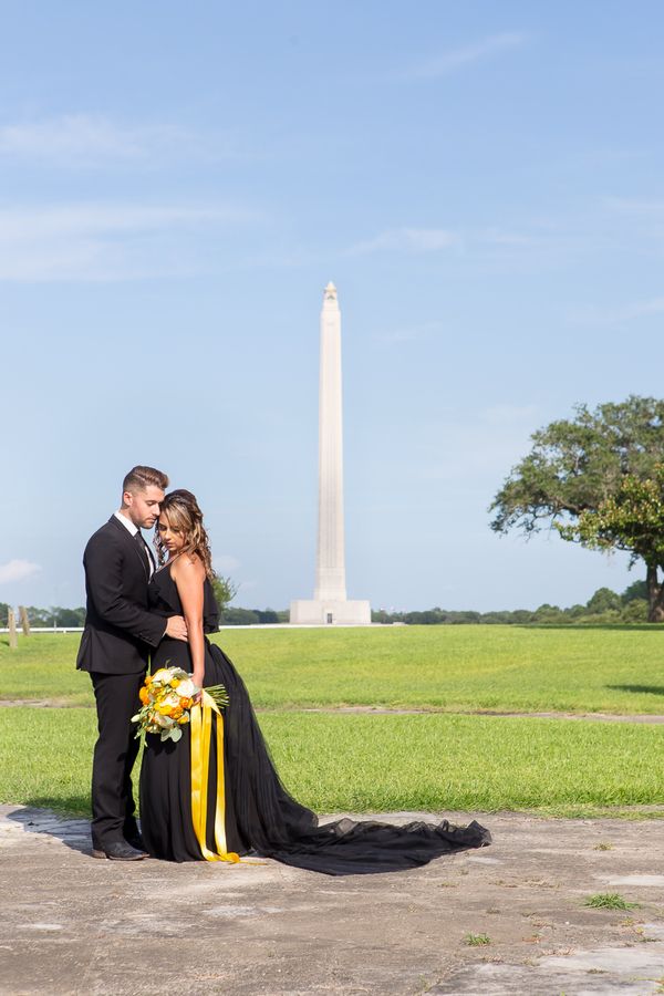 Moody Wedding Inspiration with Pops of Citrus