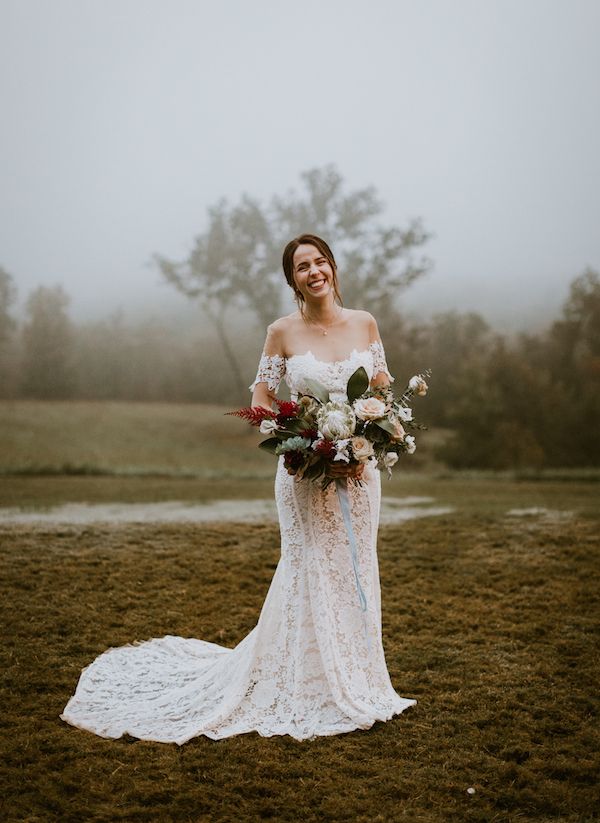  A North Georgia Wedding with Proteas and Plenty of Venezuelan Flair