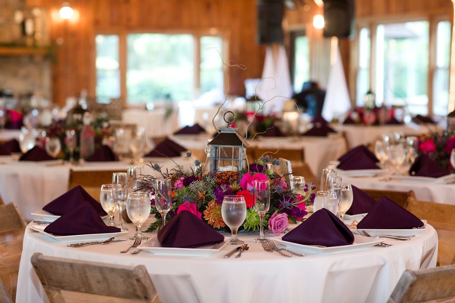 A Vibrant Fuchsia and Purple Pennsylvania Wedding