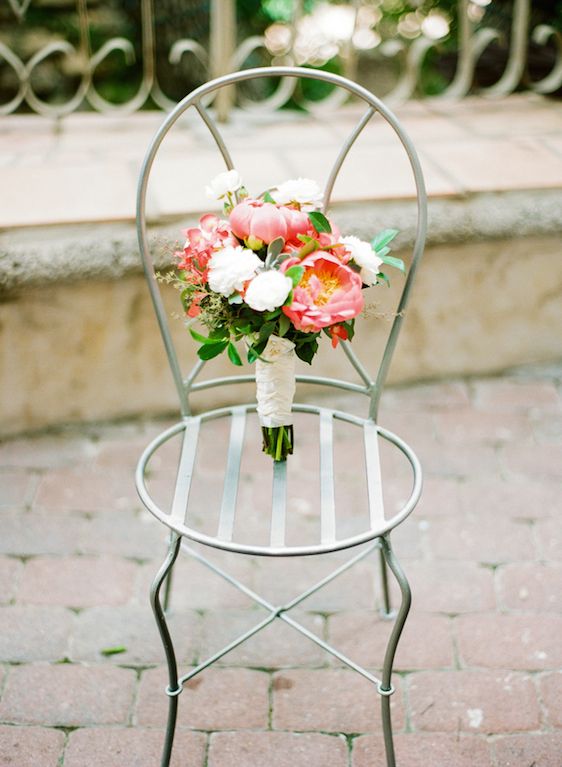 Vibrant Coral Real Wedding: Blaine and Mike