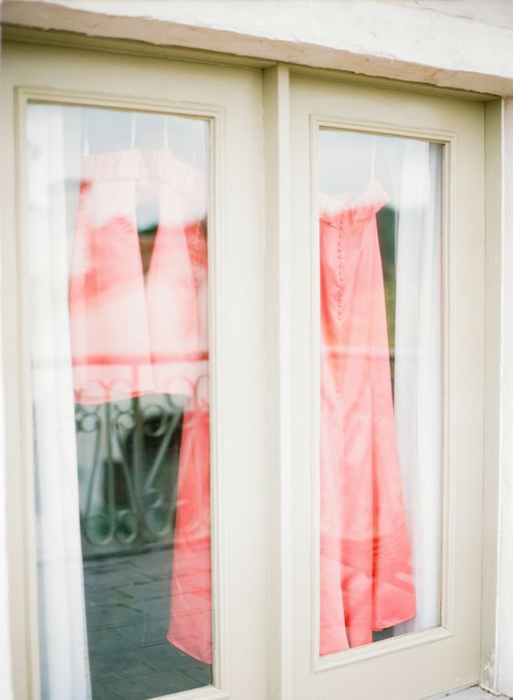 Vibrant Coral Real Wedding: Blaine and Mike