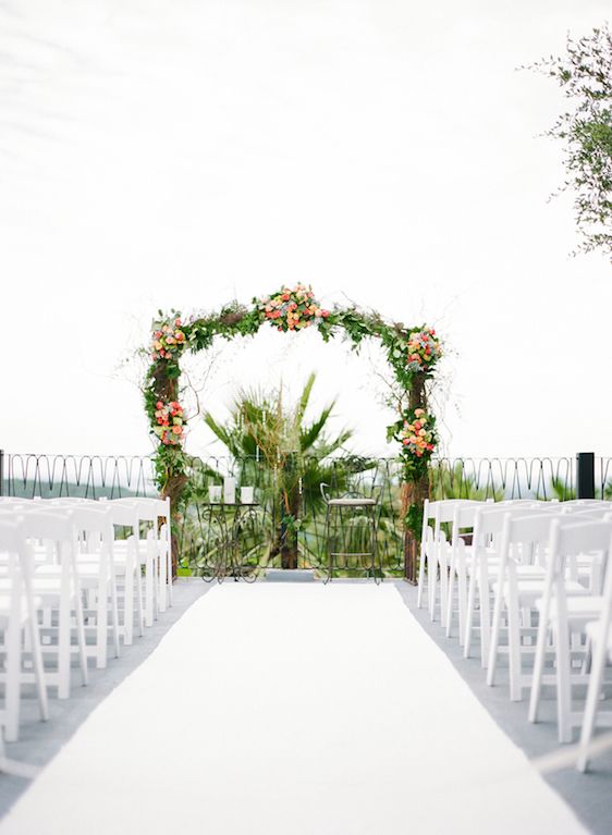 Vibrant Coral Real Wedding: Blaine and Mike