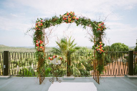 Vibrant Coral Real Wedding: Blaine and Mike