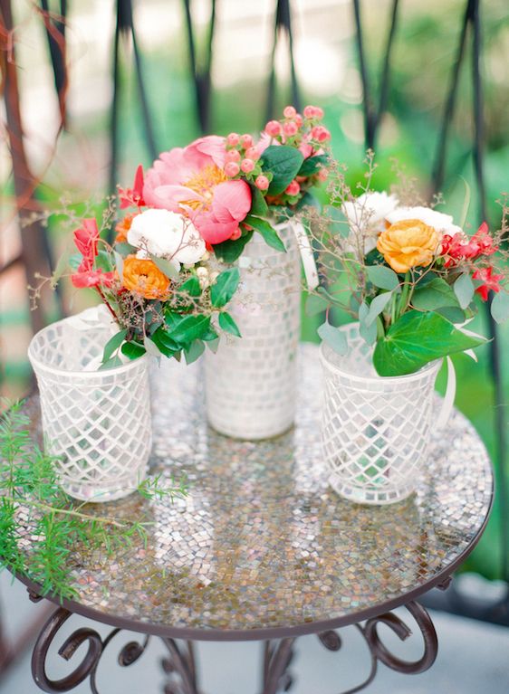 Vibrant Coral Real Wedding: Blaine and Mike