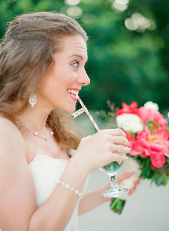 Vibrant Coral Real Wedding: Blaine and Mike