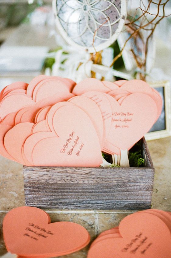 Vibrant Coral Real Wedding: Blaine and Mike