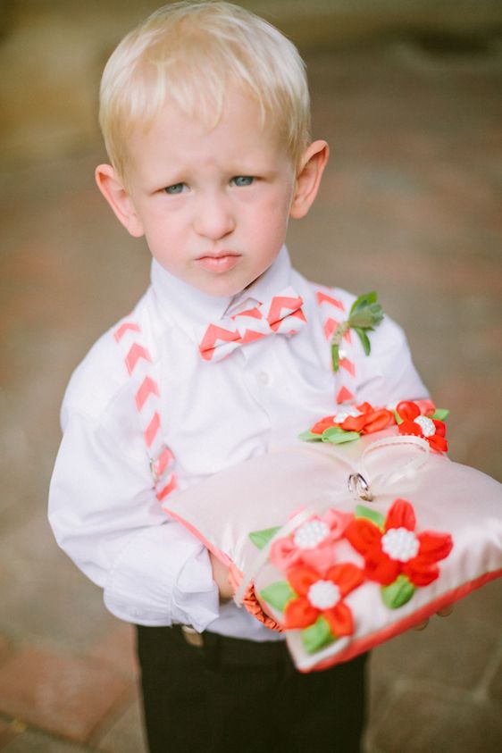 Vibrant Coral Real Wedding: Blaine and Mike